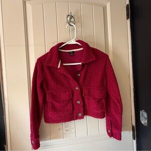 bebe Fuchsia Kids Jean Jacket